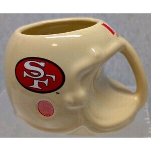 Vintage San Francisco 49ers Football Helmet Mug Coffee Cup NFL SF Niners 1986